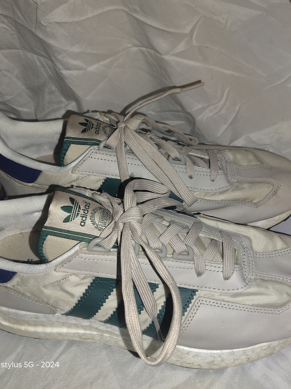 Men's adidas Retropy E5 Wonder Beige Green And Blue Size 11